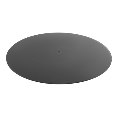 Benssey 300 mm X 3 mm Vinyl-Schallplattenunterlage, Acryl-Plattenspielermatte für Phonographen, Plattenspieler, Vinyl, Antistatisch, Praktisch, für Disc-Player, LP-Matte E von Benssey