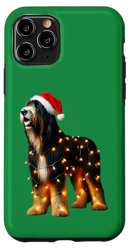 Hülle für iPhone 11 Pro Berger Picard Hund Weihnachtsmannmütze Weihnachtsbeleuchtung Besitzer Mama Papa von Berger Picard Dog Christmas Products