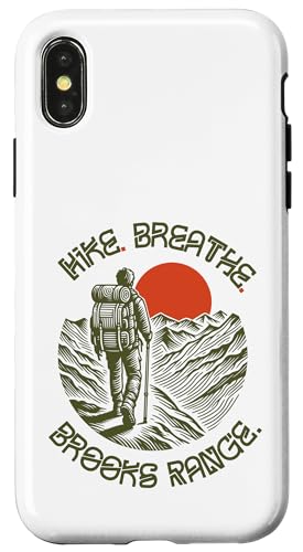 Bergsteigen - Brooks Range Hülle für iPhone X/XS von Bergsteigen in USA