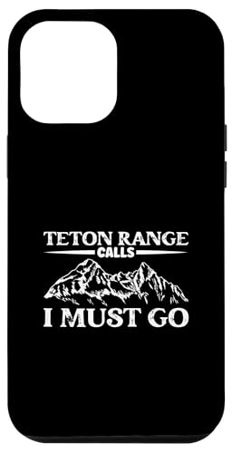 Hülle für iPhone 12 Pro Max Die Berge rufen - Teton Range von Bergsteigen in USA