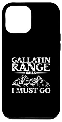 Hülle für iPhone 14 Plus Die Berge rufen - Gallatin Range von Bergsteigen in USA