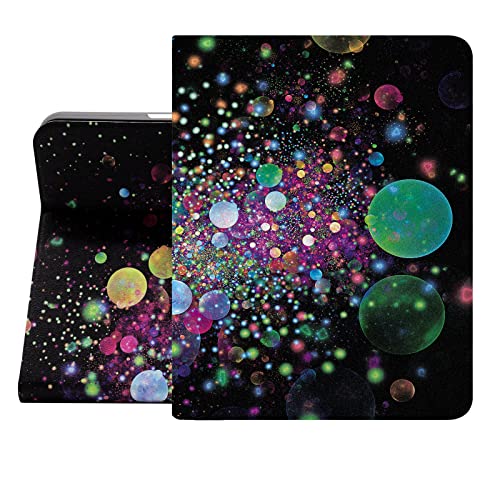 Berkin Arts Kompatibel mit iPad Pro 12.9 Zoll 6./5. Generation 2022 2021 2020 Folio Case Premium-Lederbezug Holographie Kosmisch Buntes Galaxie-Thema von Berkin Arts