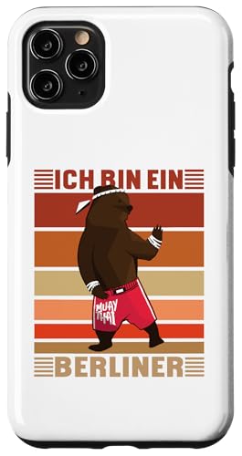 Hülle für iPhone 11 Pro Max Ich bin ein Muay Thai Kämpfer! Ich bin ein Berliner von Berlin Love - Funny Berlin T-Shirts & Berlin Gifts