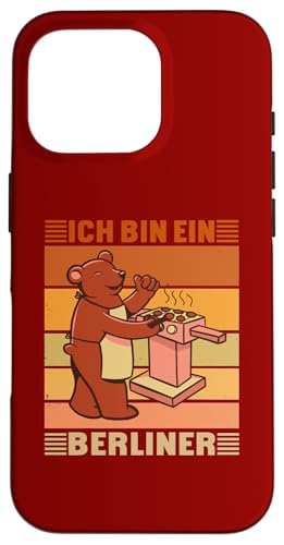 Hülle für iPhone 16 Pro Ich bin öfter beim Grillen! Ich bin ein Berliner von Berlin Love - Funny Berlin T-Shirts & Berlin Gifts