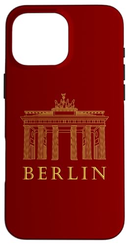 Hülle für iPhone 16 Pro Max Berliner Brandenburger Tor - Weltmetropole Berlin von Berlin Love - Funny Berlin T-Shirts & Berlin Gifts