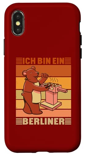 Hülle für iPhone X/XS Ich bin öfter beim Grillen! Ich bin ein Berliner von Berlin Love - Funny Berlin T-Shirts & Berlin Gifts