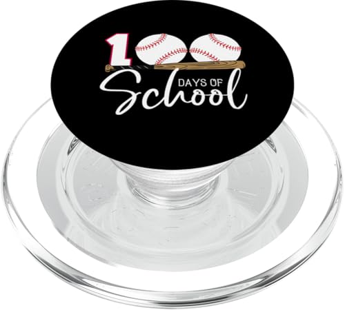 100 Tage Schulsportspiel, Baseballspieler, Schüler, Kinder PopSockets PopGrip für MagSafe von Best 100 Days Of School Gifts