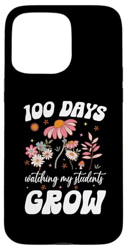 Hülle für iPhone 15 Pro Max Alles Gute zum 100. Schultag, Lehrer, Kinder, Schüler, Blumen von Best 100 Days Of School Gifts