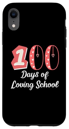 Hülle für iPhone XR Lustige 100 Days Of Loving School Teacher School Party Kids von Best 100 Days Of School Gifts