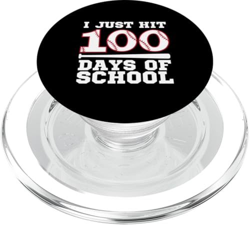 Lustig, ich habe gerade 100 Tage Baseball gespielt, 100 Tage Schule, Kinder PopSockets PopGrip für MagSafe von Best 100 Days Of School Gifts