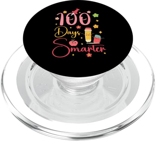 Lustige Happy 100 Days Of School Kunst für Männer, Frauen, Kinder PopSockets PopGrip für MagSafe von Best 100 Days Of School Gifts