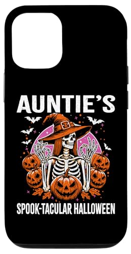 Hülle für iPhone 15 Tante Halloween Gruselige Hexe Halloween Kostüm für Tante von Best Aunt Spooky Season Halloween Family Outfits