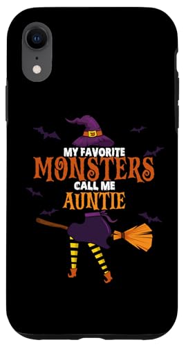 Hülle für iPhone XR Tante Halloween Gruselige Hexe Halloween Kostüm für Tante von Best Aunt Spooky Season Halloween Family Outfits