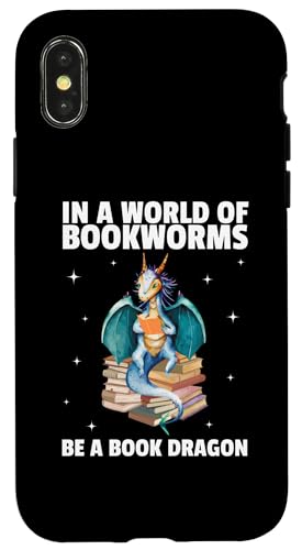 Hülle für iPhone X/XS Bestes Bücherwurm-Design für Männer, Frauen, Kinder, Bibliothekarin, Buchliebhaber von Best Bookworm Gift Library Apparel