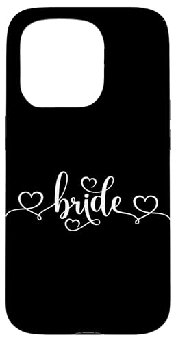 Hülle für iPhone 15 Pro Braut Junggesellinnenabschied Verlobungsgeschenk Hochzeit Brautjungfern von Best Bride Babe Shirt Bridal Party Collection Here