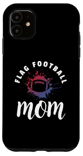 Hülle für iPhone 11 Lustige Flagge, Fußballtrainer, Sportliebhaber für Mädchen, Frauen, Mutter von Best Flag Football Gifts Sport Players