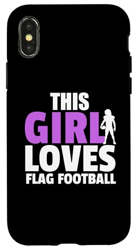 Hülle für iPhone X/XS Lustige Flagge, Fußballtrainer, Sportliebhaber für Mädchen und Frauen von Best Flag Football Gifts Sport Players