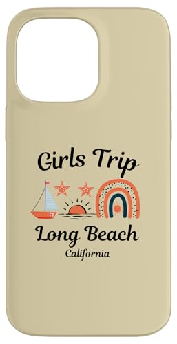 Hülle für iPhone 14 Pro Max Damen Mädchen Trip Long Beach | Vacation Long Beach von Best Girls Trip Outfit Co