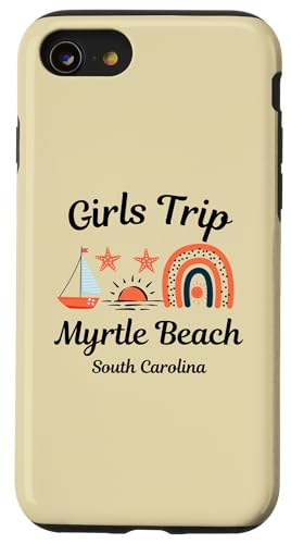 Hülle für iPhone SE (2020) / 7 / 8 Myrtle Beach für Damen und Mädchen von Best Girls Trip Outfit Co