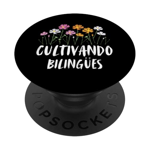 Cultivando Bilingues Zweisprachiger Spanischlehrer PopSockets Klebender PopGrip von Best Maestra Gifts Spanish Teacher