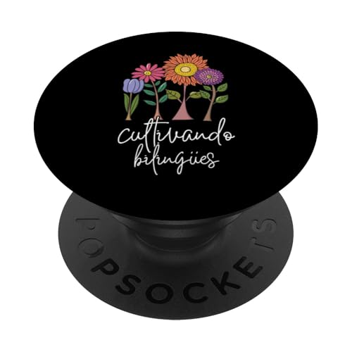 Cultivando Bilingues Zweisprachiger Spanischlehrer PopSockets Klebender PopGrip von Best Maestra Gifts Spanish Teacher