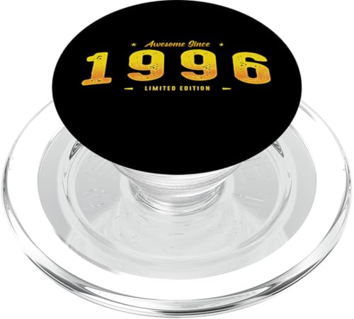 Awesome Since 1996 - 29th Birthday Limited Edition PopSockets PopGrip für MagSafe von Best Of Vintage Retro Groovy Theme for Birthday