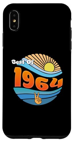 Hülle für iPhone XS Max Timeless 1964 – Celebrating 61 Wonderful Years von Best Of Vintage Retro Groovy Theme for Birthday