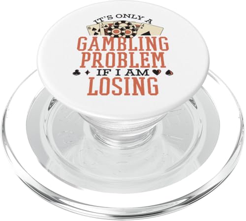 Das einzige Spielproblem, wenn ich Pokerhände verliere Player Poker PopSockets PopGrip für MagSafe von Best Poker Hands Chips Set Accessories Book Gifts