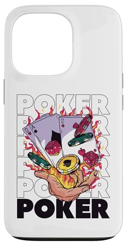 Hülle für iPhone 13 Pro High-Roller-Poker für Texas Hold'em Hands-Spieler von Best Poker Hands Chips Set Book Accessories Gifts