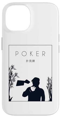 Hülle für iPhone 14 Poker Chinesisch Hanzi Texas Holdem Poker Hände Spieler Poker von Best Poker Hands Chips Set Book Accessories Gifts