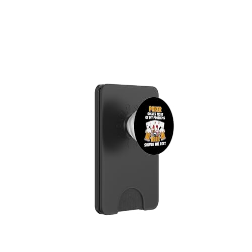 Poker löst die meisten Probleme Beer The Rest Texas Holdem Poker PopSockets PopWallet für MagSafe von Best Poker Hands Chips Set Book Accessories Gifts