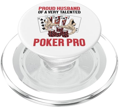 Stolzer Ehemann eines Pokerprofis Texas Holdem Poker Hands Poker PopSockets PopGrip für MagSafe von Best Poker Hands Chips Set Book Accessories Gifts