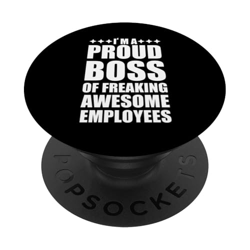 Coole Boss Wertschätzungskunst für Männer und Frauen, stolzer Boss Day CEO PopSockets Klebender PopGrip von Best Proud Boss Gift Humor Gag Boss