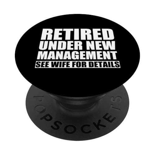 Einzigartiges Ruhestands-Design für Männer, Väter, Rentner, Ruhestand PopSockets Klebender PopGrip von Best Retirement Gift Retired