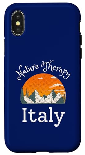 Hülle für iPhone X/XS Naturtherapie Reise Italien Urlaub Vintage Italien von Best Vacation Travel Co