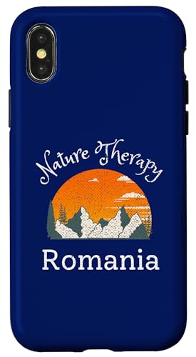 Hülle für iPhone X/XS Naturtherapie Reisen Rumänien Urlaub Vintage Rumänien von Best Vacation Travel Co