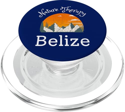 Naturtherapie Reise Belize Urlaub Vintage Belize PopSockets PopGrip für MagSafe von Best Vacation Travel Co