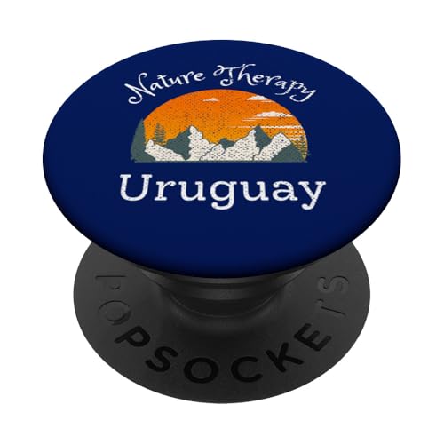 Naturtherapie Reise Uruguay Urlaub Vintage Uruguay PopSockets Klebender PopGrip von Best Vacation Travel Co