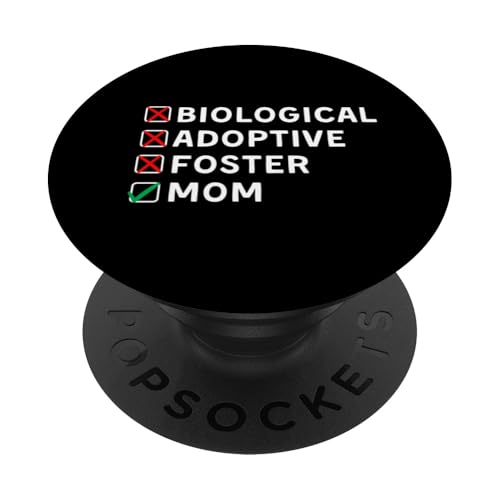 Cooles Foster-Mom-Design für Mütter, Frauen, Foster Mom, Elternbetreuung PopSockets Klebender PopGrip von Best Virtual Reality Gift VR Gamer