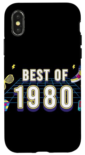 Hülle für iPhone X/XS Best of 1980 Vintage Retro 45th Birthday Mixtape K7 Tape von Best of 80's Vibes and Vintage Culture Store