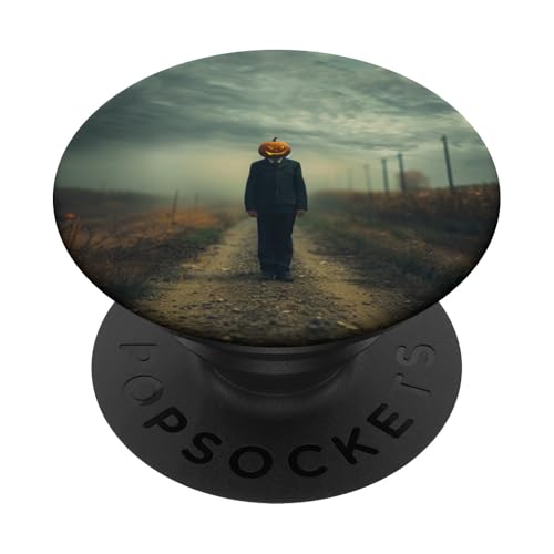 gruseliger Kürbiskopf, bestes Halloween Design, Halloween PopSockets mit austauschbarem PopGrip von Best of Halloween