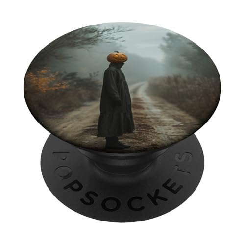 gruseliger Kürbiskopf, bestes Halloween Design, Halloween PopSockets mit austauschbarem PopGrip von Best of Halloween