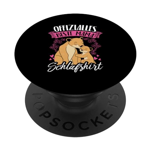 OFFIZIELLES Beste Mama Schlafshirt PopSockets Klebender PopGrip von Beste Mama Schlafshirt Design