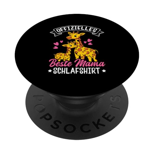 OFFIZIELLES Beste Mama Schlafshirt PopSockets Klebender PopGrip von Beste Mama Schlafshirt Design