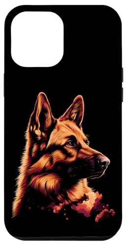 Hülle für iPhone 14 Plus Lustiges Schäferhund Hunde Tierliebhaber Kunst Hundebesitzer von Besten Tier Motive aller Art - Kunstwerk AnimalArt