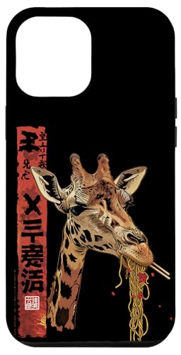 Hülle für iPhone 15 Plus Japanische Giraffe Manga Ramen Nudel Kunst Anime Giraffe von Besten Tier Motive aller Art - Kunstwerk AnimalArt