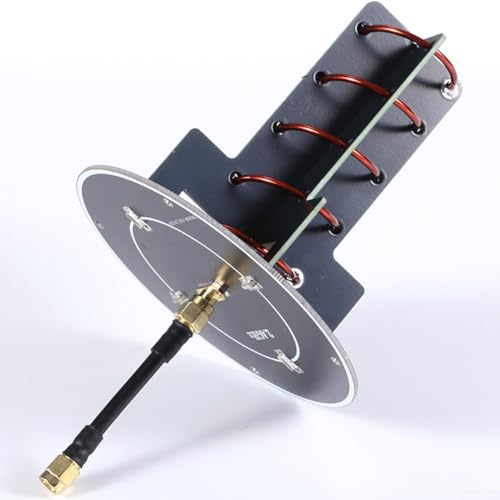 Besttoolifes High-Gain 2,4 GHz Spiral-Richtantenne für Fernbildübertragung, zirkuläre Polarisation, 13 dBi Verstärkung, 60° Abstrahlwinkel, FPV-Fernbedienungsanwendungen (Option 3) von Besttoolifes