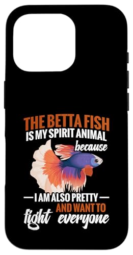 Hülle für iPhone 16 Pro Betta Fish Keeper Aqarist Fish Lover Siamesische Kampffische von Betta Fish Clothing & Aquarist Equipment