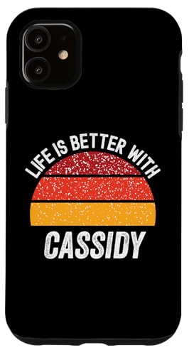 Hülle für iPhone 11 Das Leben ist besser mit Cassidy, Cassidy von Better With You Apparel