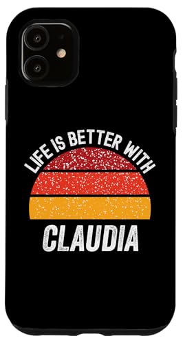 Hülle für iPhone 11 Das Leben ist besser mit Claudia, Claudia von Better With You Apparel